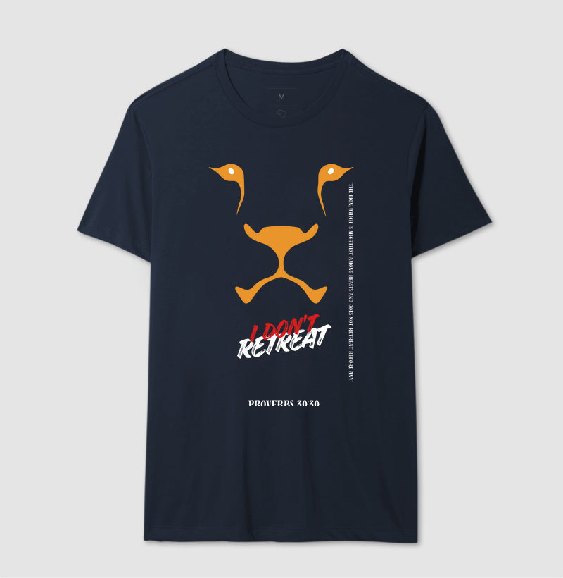 Camiseta "I Don't Retreat - Lion"