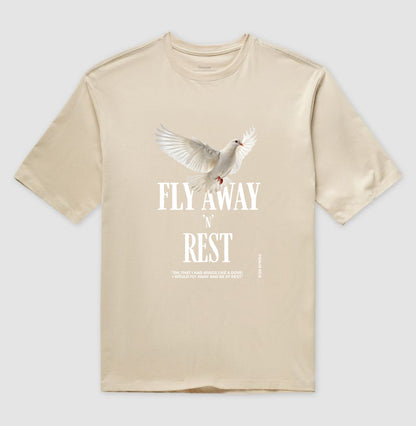 Camiseta Oversized Fly Away 'n' Rest