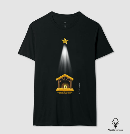Camiseta Algodão Peruano Star 'n' Christ