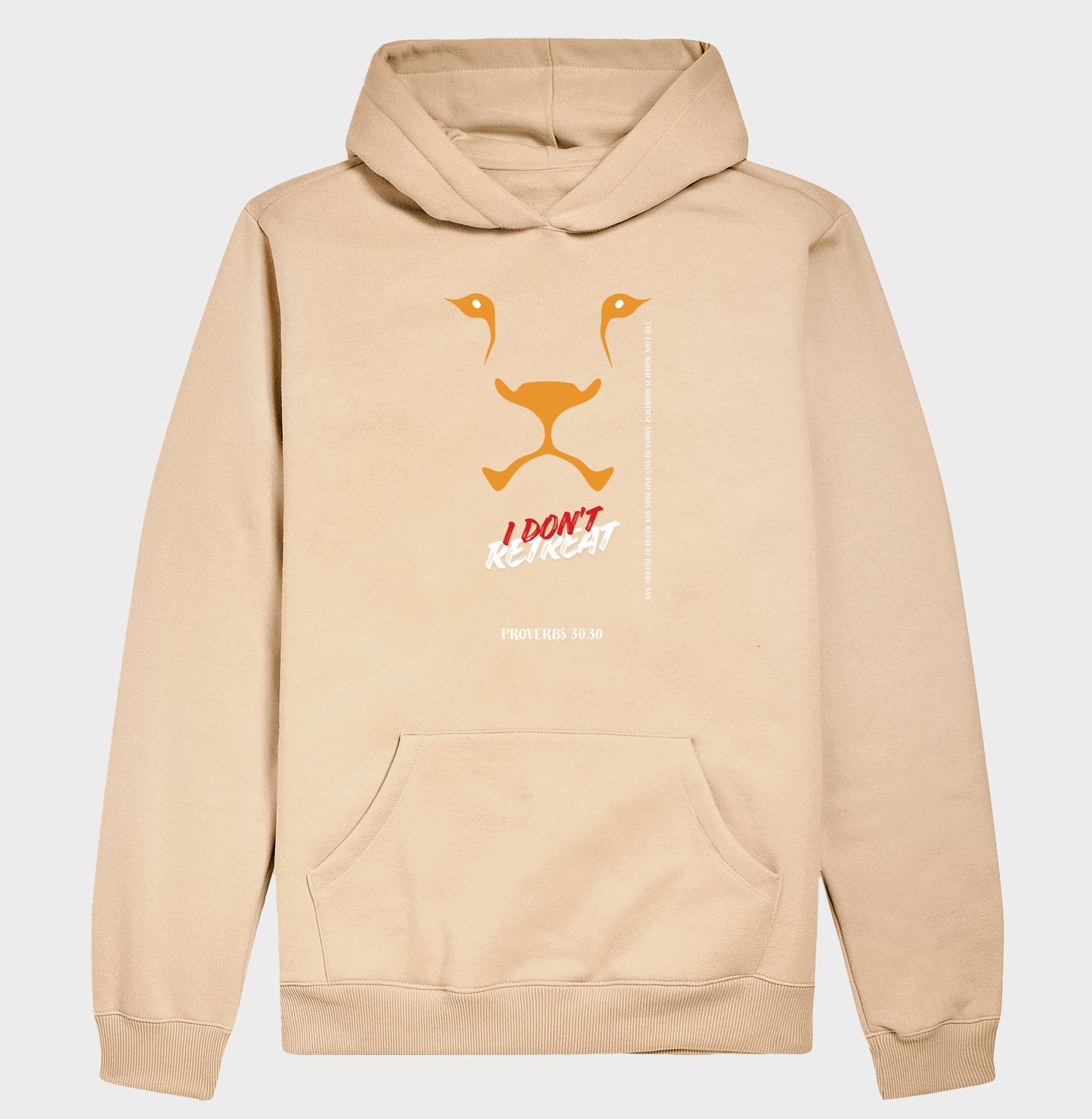 Hoodie Moletom "I Don't Retreat - Lion"